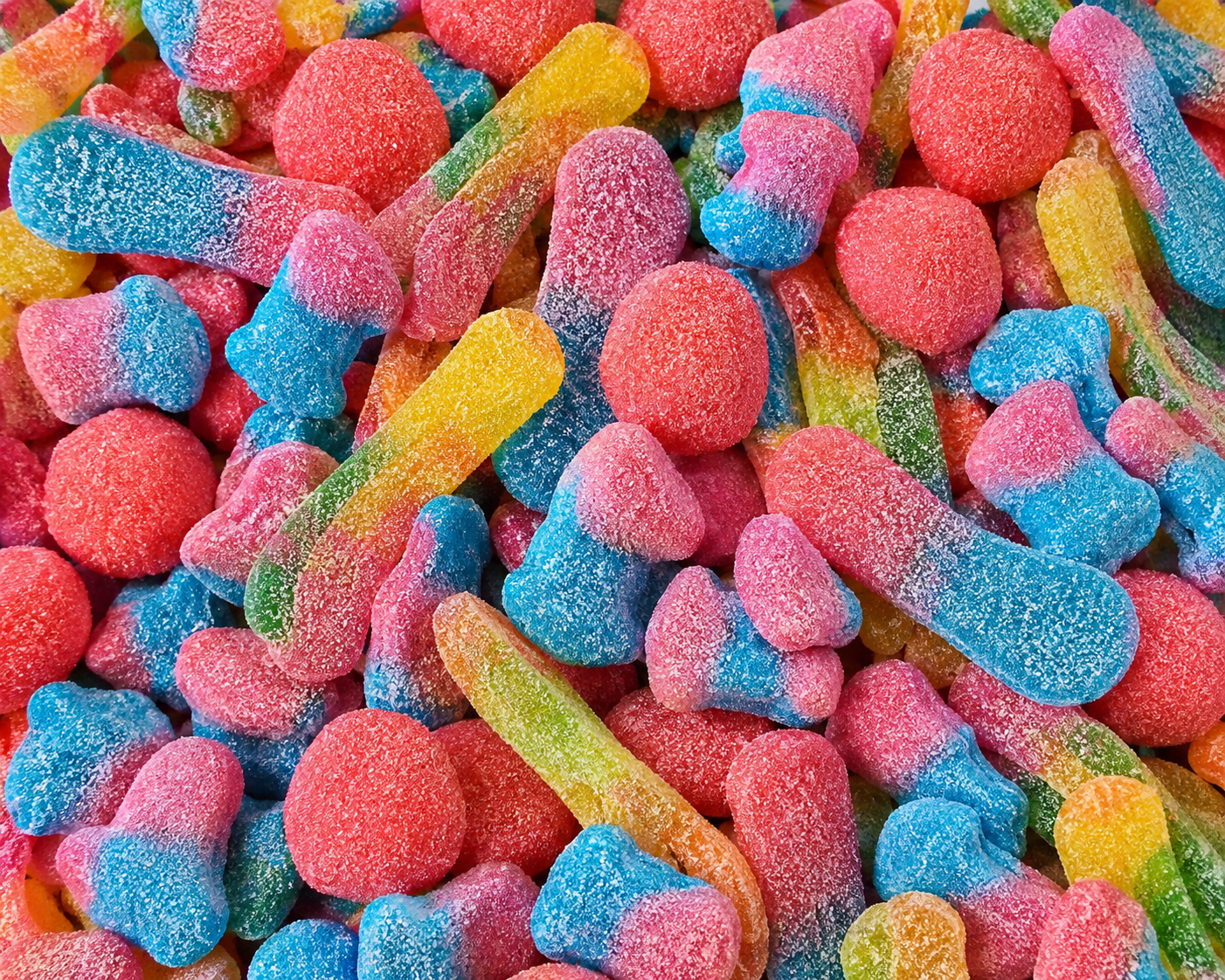 Mix de bonbon non lisses