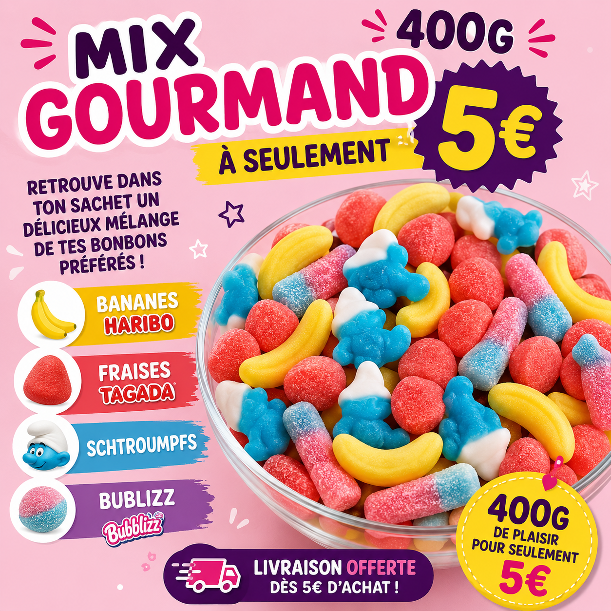 Mix Gourmand 400g